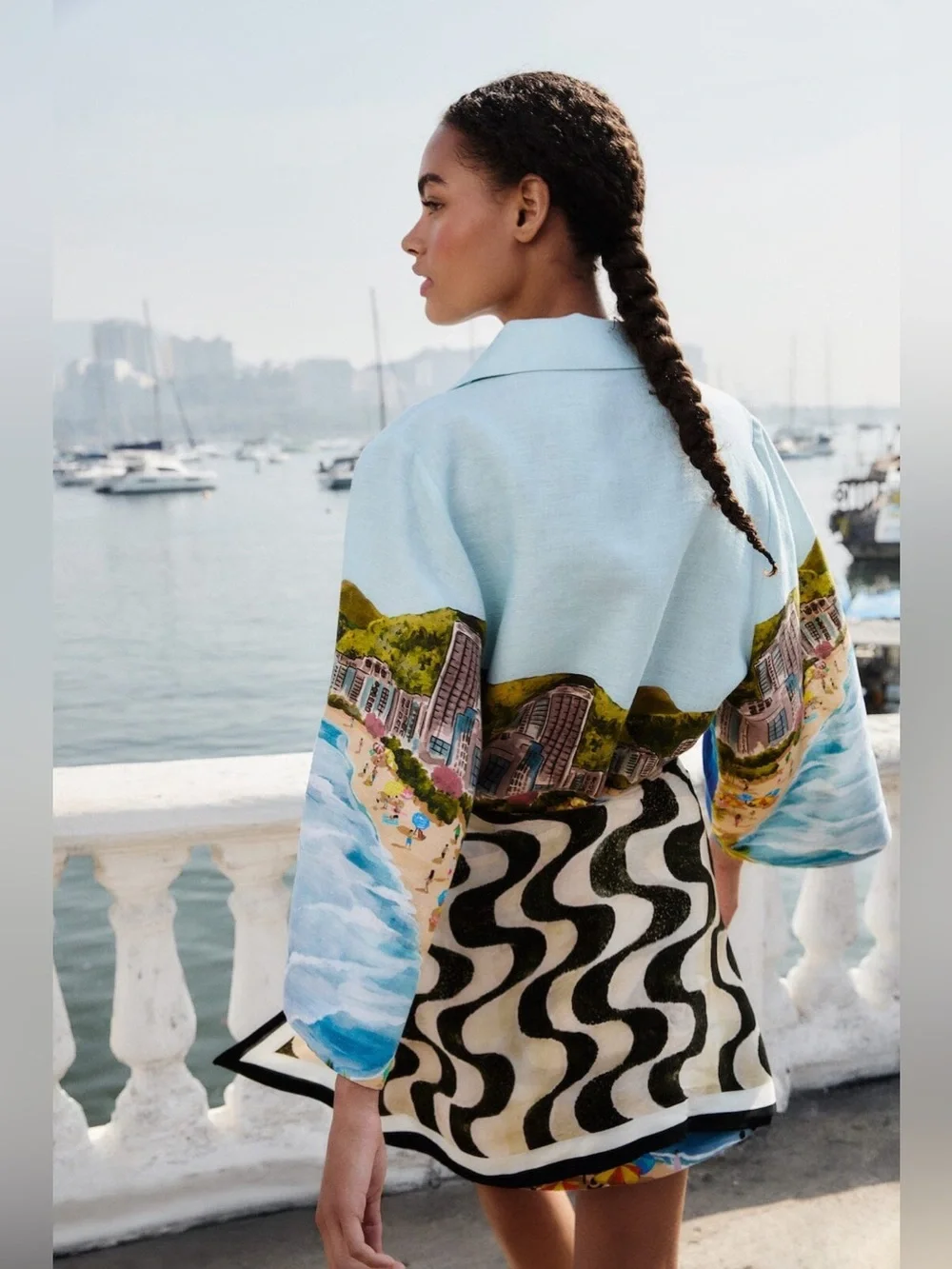 Farm Rio: COPACABANA BEACH
MULTICOLOR LONG SLEEVE KIMONO - Picture 4 of 14
